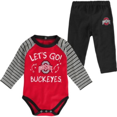 sorry, Gen2 Toddler Ohio State Buckeyes Scarlet Touchdown 2-Piece Creeper Set is currently out of stock