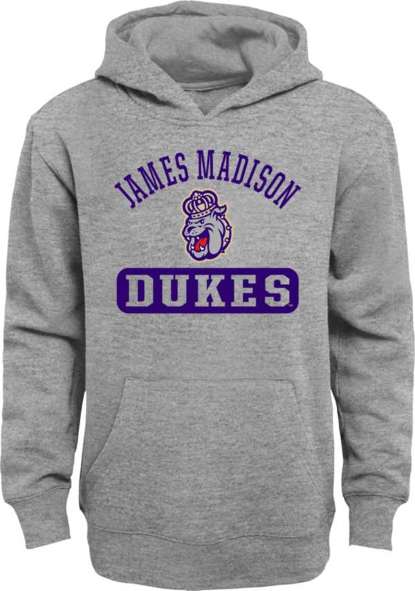 Gen2 Youth James Madison Dukes Grey Pullover Hoodie