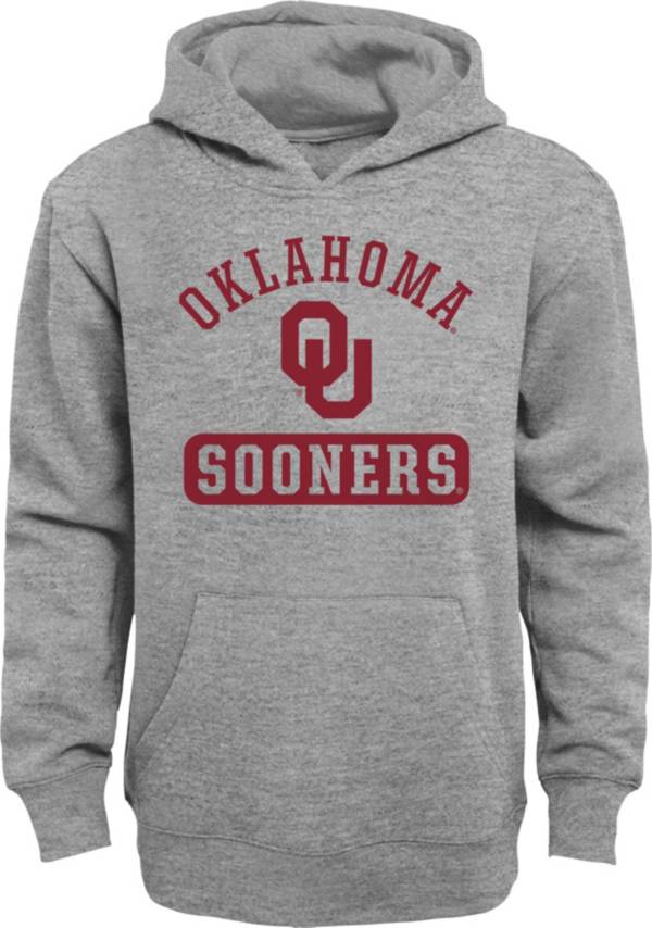 Gen2 Youth Oklahoma Sooners Grey Pullover Hoodie