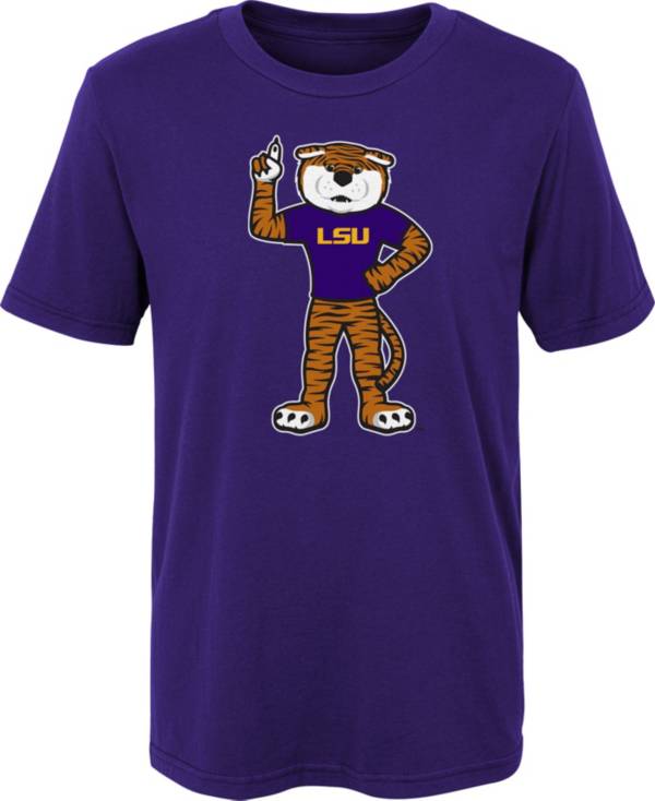 Gen2 Youth LSU Tigers Purple Standing Mascot T-Shirt