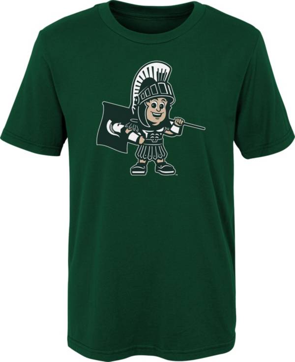 Gen2 Youth Michigan State Spartans Green Standing Mascot T-Shirt