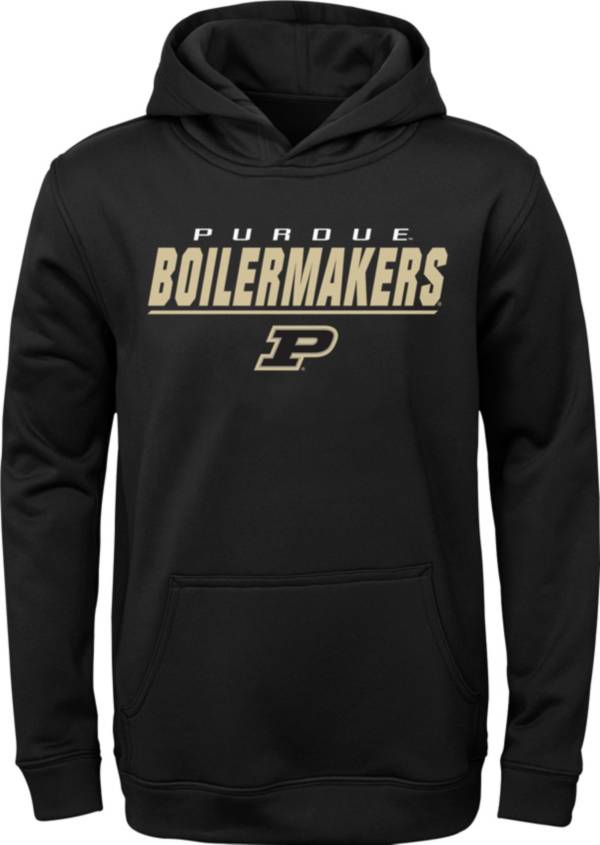 Gen2 Youth Purdue Boilermakers Black Pullover Hoodie