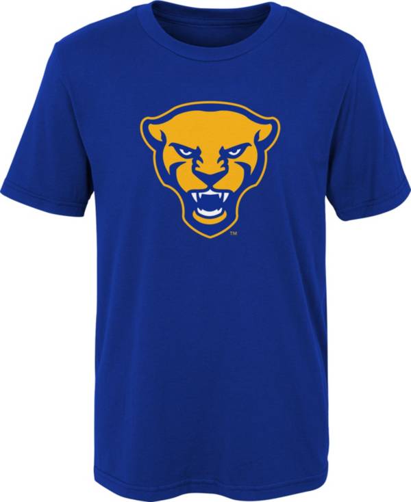 Gen2 Youth Pitt Panthers Blue Standing Mascot T-Shirt