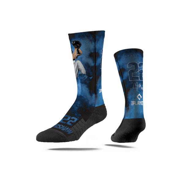 Strideline Los Angeles Dodgers Clayton Kershaw Fog Crew Socks