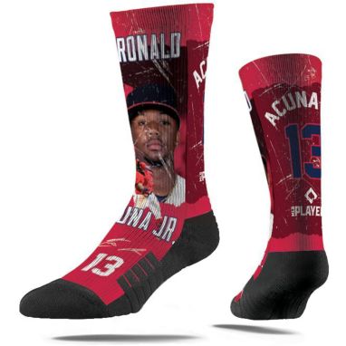 sorry, Strideline Atlanta Braves Ronald Acuña Jr. #13 Montage Crew Socks is currently out of stock