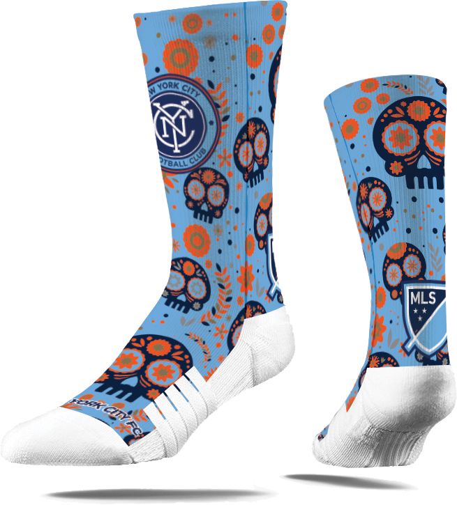 Strideline New York City FC Sugar Skull Socks