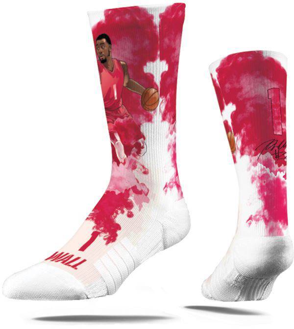 Strideline Houston Rockets John Wall #1 Fog Crew Socks product image