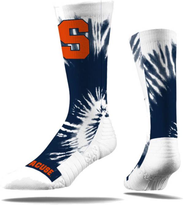 Strideline Syracuse Orange Tie Dye Crew Socks