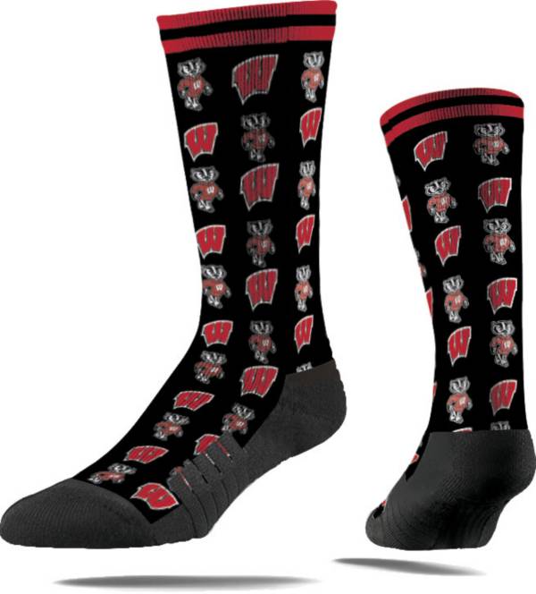 Strideline Wisconsin Badgers Repeat Crew Socks product image