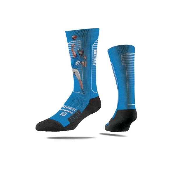 Strideline Los Angeles Chargers Justin Herbert Action Socks