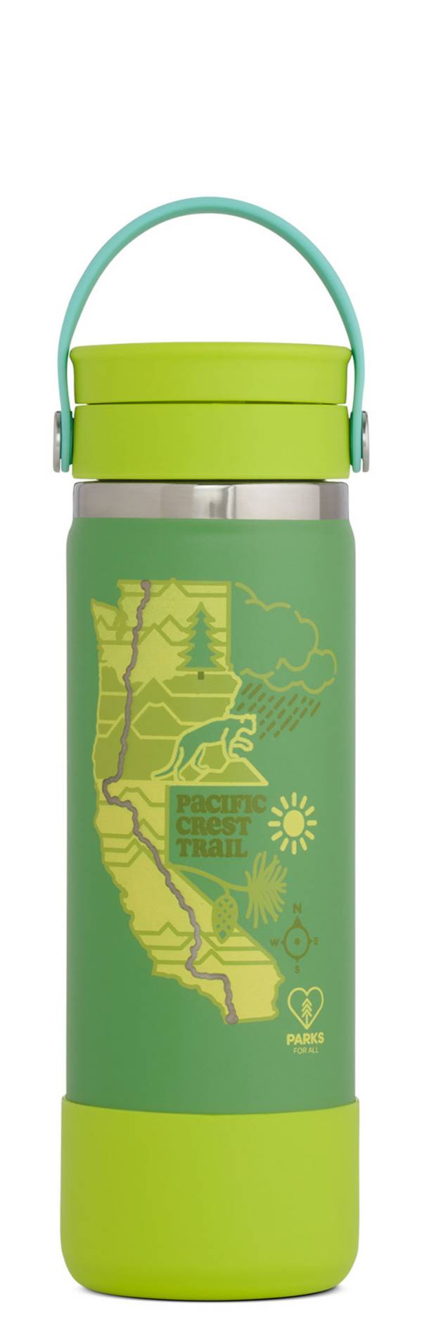 Hydro Flask 20 oz. Limited Edition Scenic Trails Wide Mouth Bottle with Flex Sip Lid