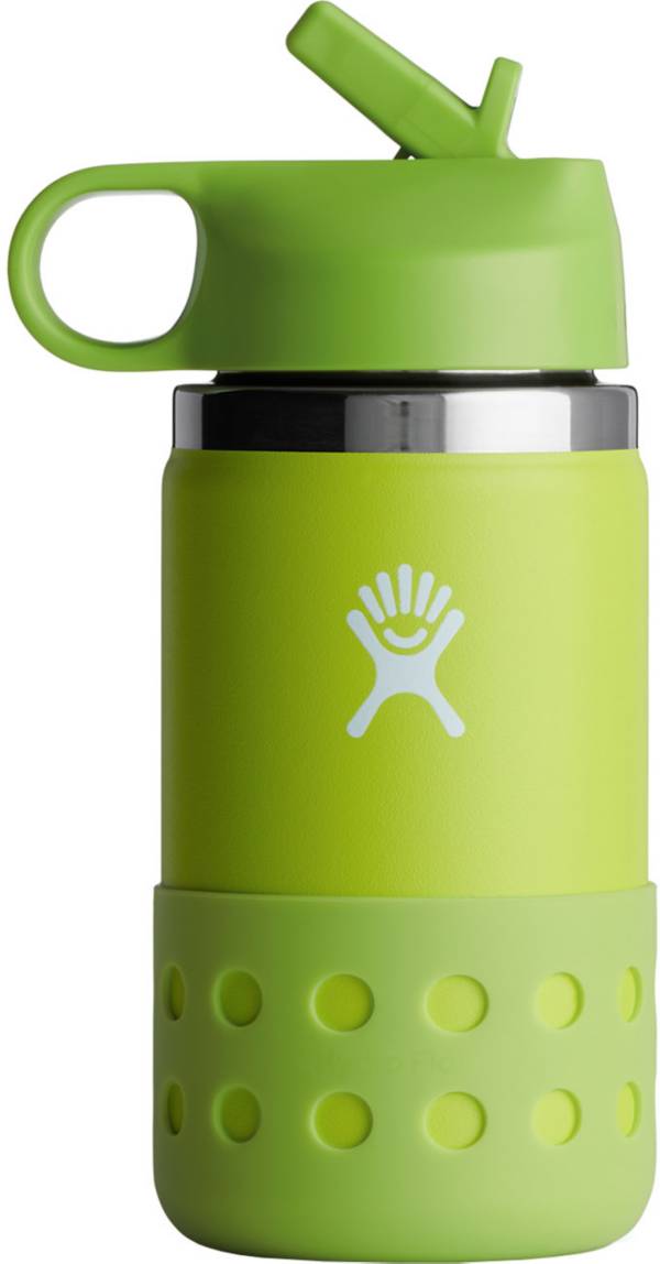 Hydro Flask 12 oz Kids Wide Mouth Straw Lid Bottle Lake