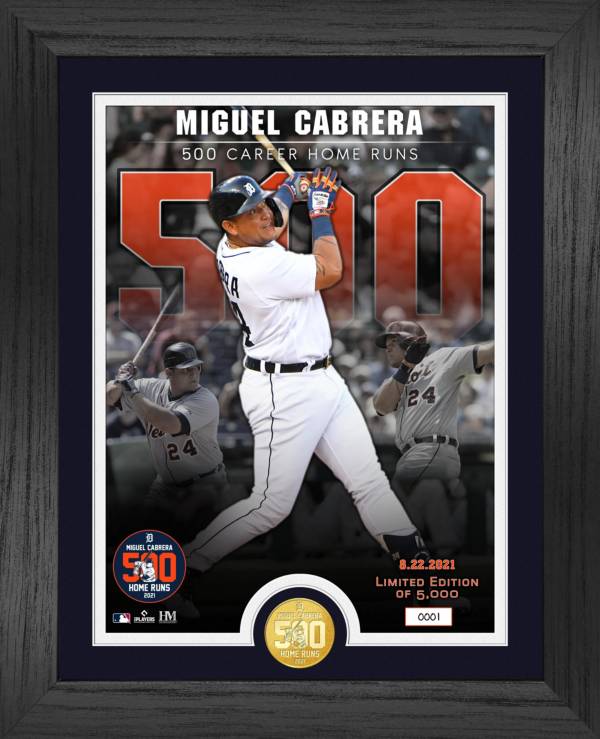 Highland Mint Detroit Tigers Miguel Cabrera 500th Career HR Commemorative Bronze Coin Photo Mint product image
