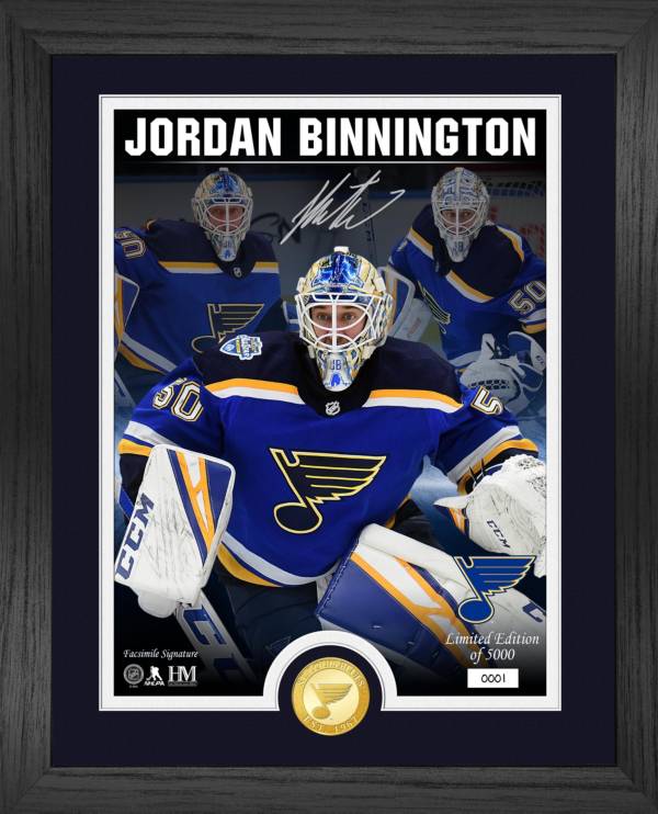 St. Louis Blues Jordan Binnington Highland Mint 13'' x 16'' Framed