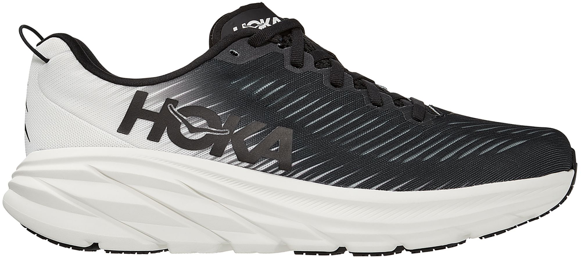 HOKA 3 Rincon Black and White Men\'s Running Shoes Hoka Men main image 4