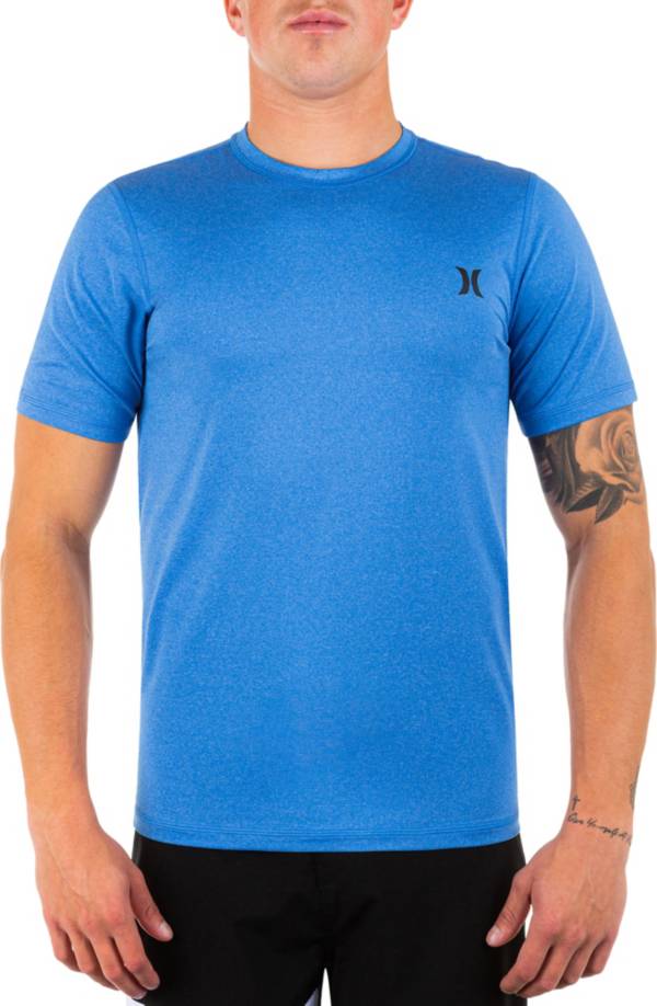 Hurley Men's Icon Heather Short Sleeve Surf Shirt