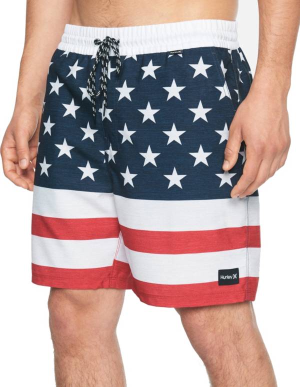 pad sextant Kosten Hurley Men's Patriot 17” Volley Shorts | Dick's Sporting Goods