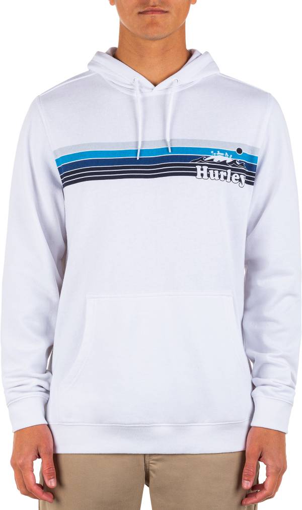 White hurley cheap hoodie