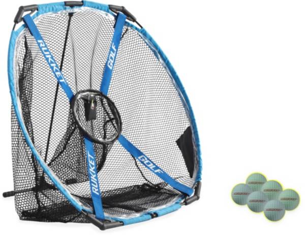 Rukket Pro Light-Up Chipping Net with 6 Tru-Spin Glow-in-the-Dark Practice Balls product image