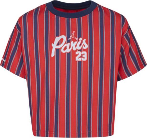 Jordan Youth Paris Saint-Germain Graphic Red T-Shirt