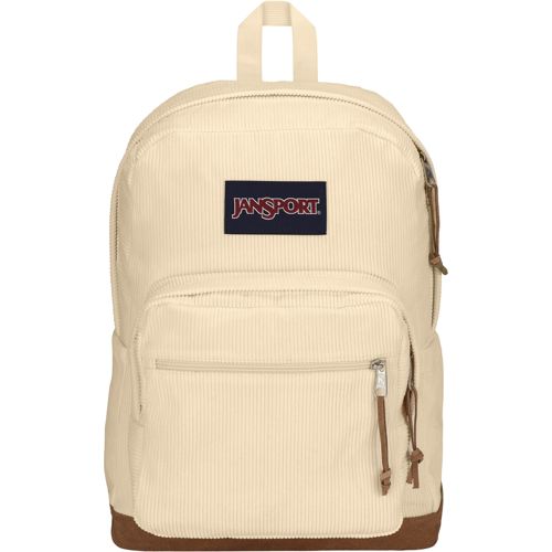 beige jansport backpack City View Field Tan Fully padded back panel Jansport Bag Cream Jansport Superbreak