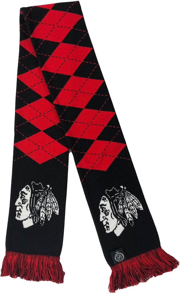 Ruffneck Scarves Chicago Blackhawks Argyle Scarf