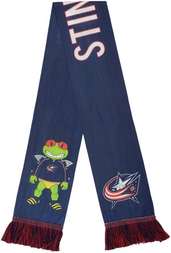 Ruffneck Scarves Columbus Blue Jackets Mascot Summer Scarf