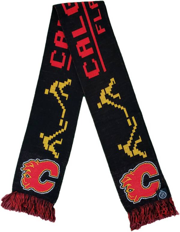 Ruffneck Scarves Calgary Flames 8-Bit Scarf