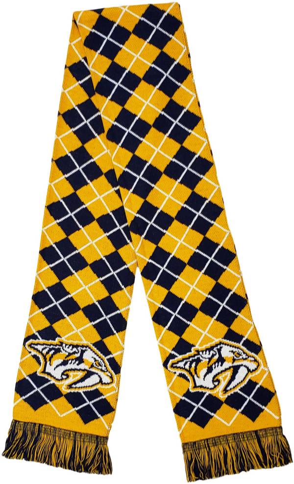 Ruffneck Scarves Nashville Predators Argyle Scarf