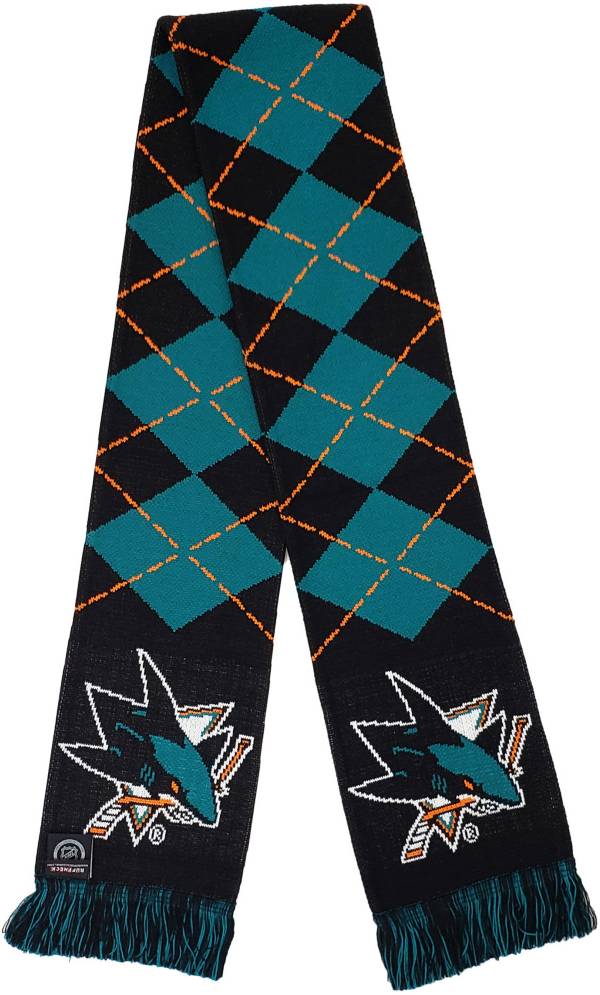 Ruffneck Scarves San Jose Sharks Argyle Scarf