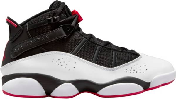 Jordan 6 rings white best sale black red