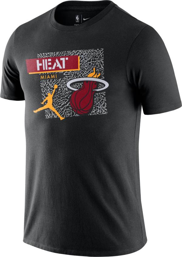 Jordan Men's Miami Heat Black Dri-Fit T-Shirt