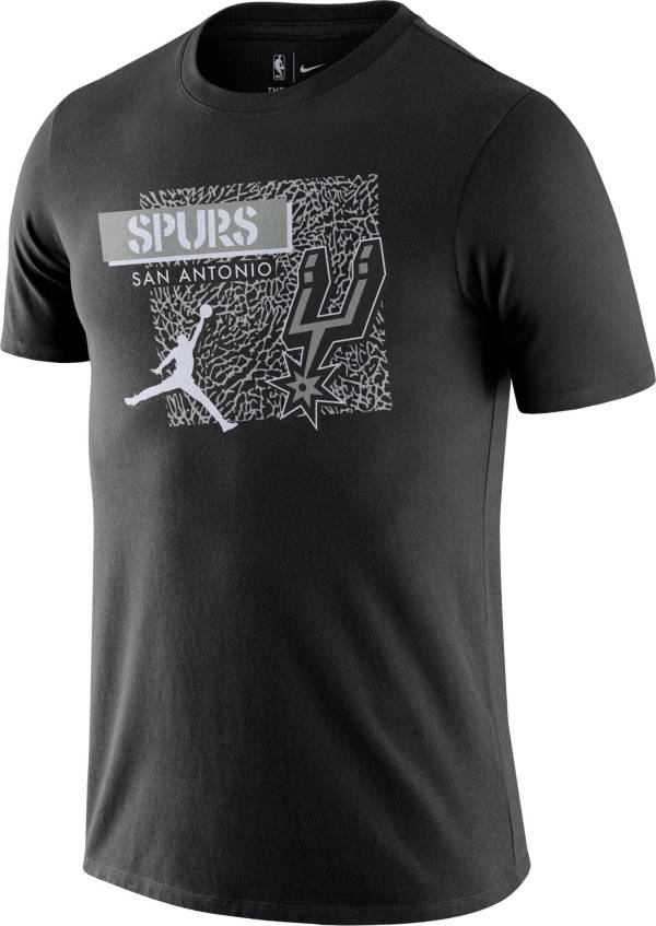 Jordan Men's San Antonio Spurs Black Dri-Fit T-Shirt product image