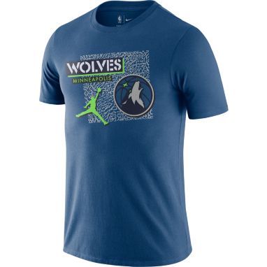 sorry, Jordan Men's Minnesota Timberwolves Blue Dri-Fit T-Shirt is currently out of stock