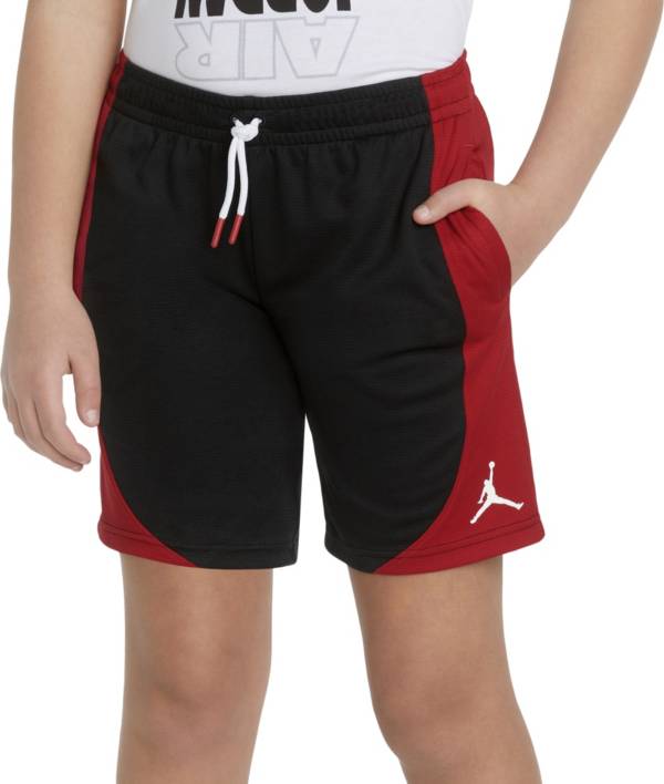 Jordan Girls' Jumpman Basketball Shorts, Large, Black/Gym Red