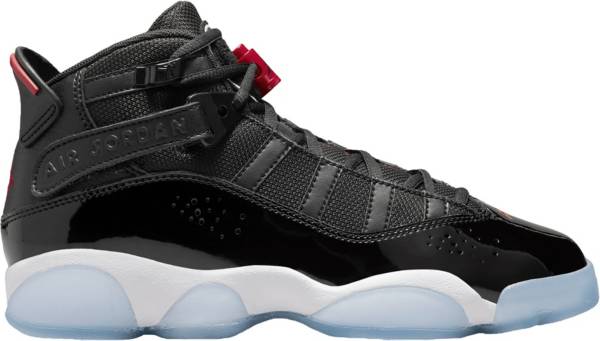 Black six ring store jordans