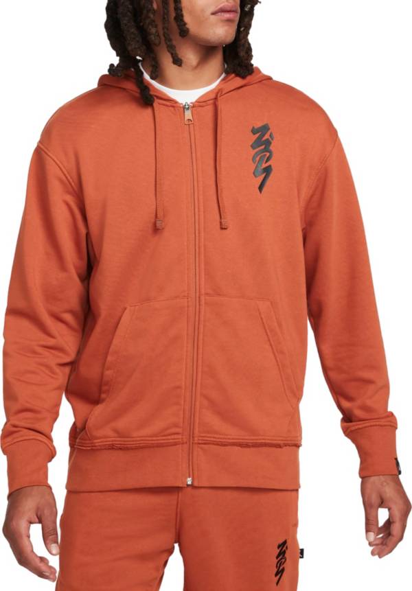 jordan x zion men's full zip top
