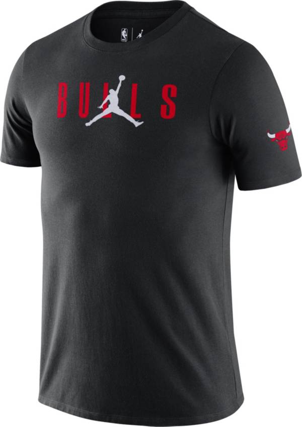 Jordan Men's Chicago Bulls Black T-Shirt