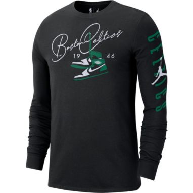 sorry, Jordan Men's Boston Celtics Black Long Sleeve T-Shirt is currently out of stock