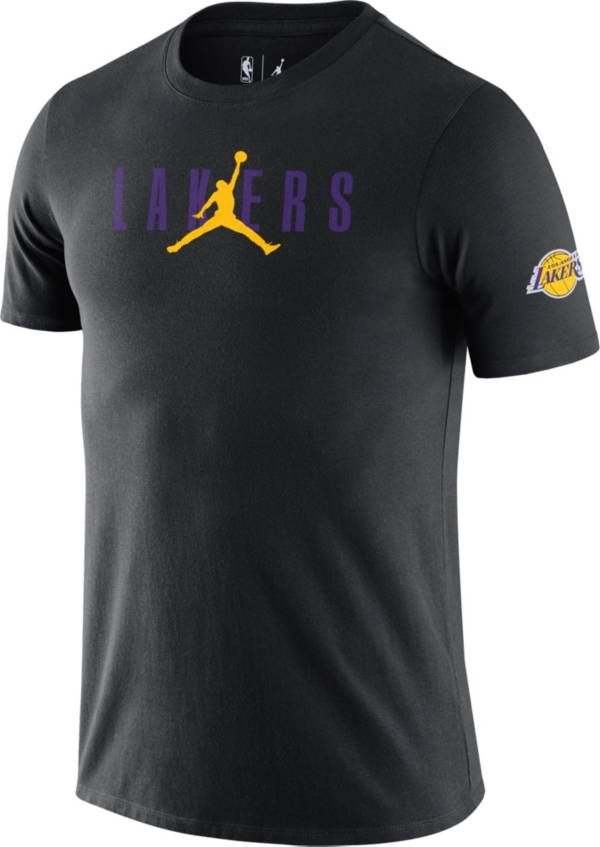 Jordan Men's Los Angeles Lakers Black T-Shirt product image