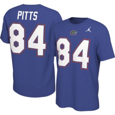 sorry, Jordan Men's Florida Gators Kyle Pitts #84 Blue Football Jersey T-Shirt is currently out of stock