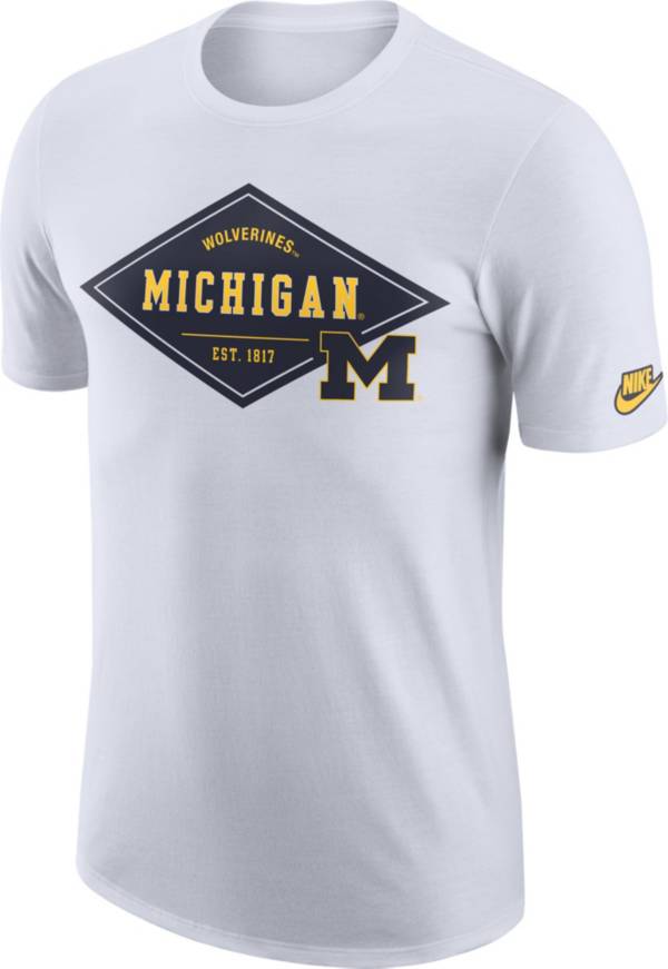 Nike Men's Michigan Wolverines White Modern Legend T-Shirt product image