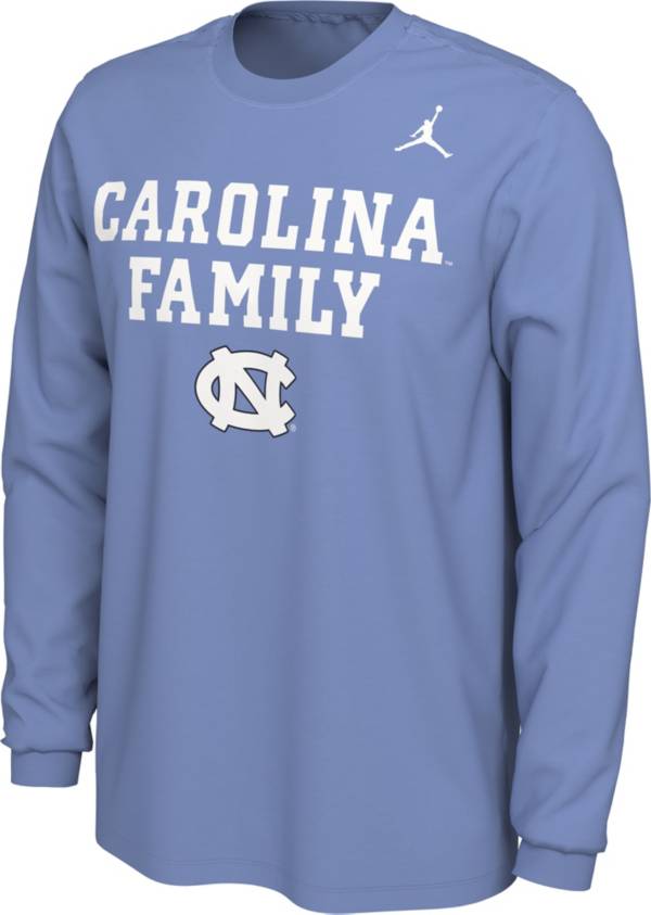 Jordan Men's North Carolina Tar Heels Carolina Blue Carolina Family Mantra Long Sleeve T-Shirt