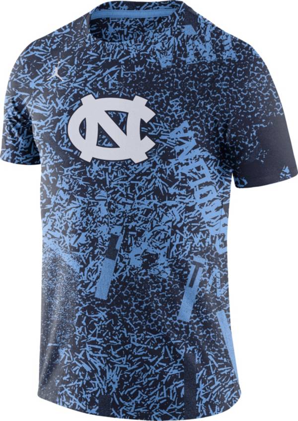 Jordan Men's North Carolina Tar Heels Carolina Blue Football Team Issue Practice T-Shirt