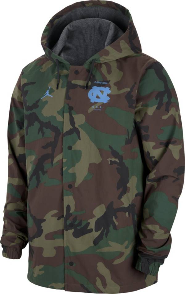 Jordan Men's North Carolina Tar Heels Camo Military Appreciation Lightweight Jacket