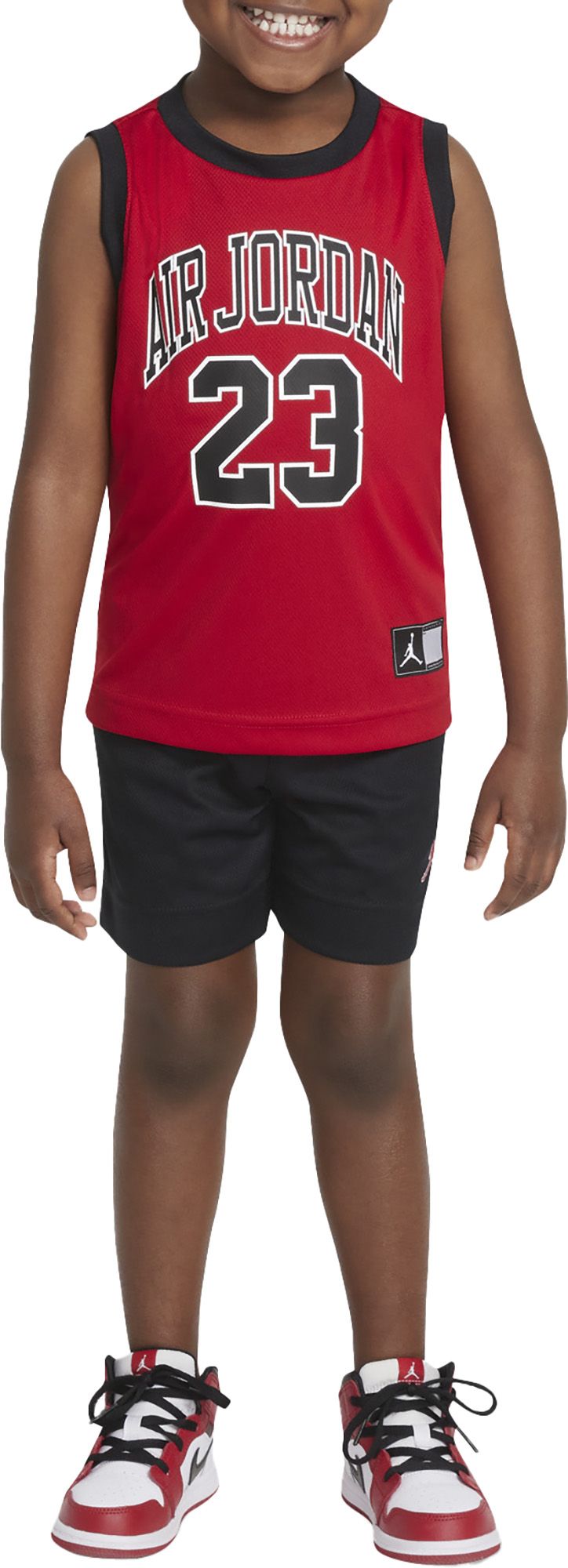 Jordan Little Boys' Mesh Basketball Jersey Tank Top and Shorts Set