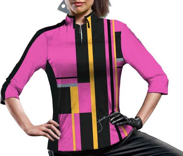 Jamie Sadock Women's Modern Plaid ¼ Zip Golf Pullover product image