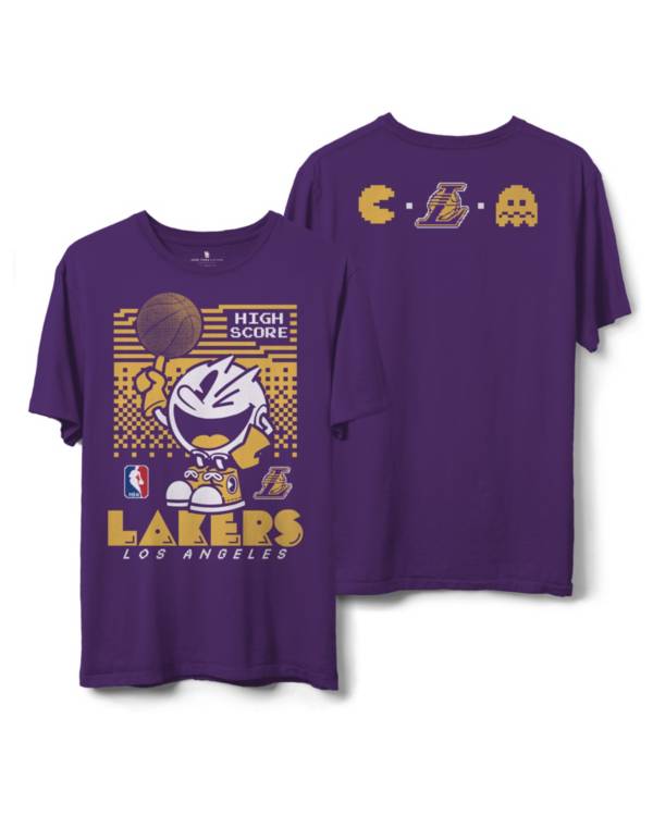 JUNK Men's Los Angeles Lakers Pac Man T-Shirt