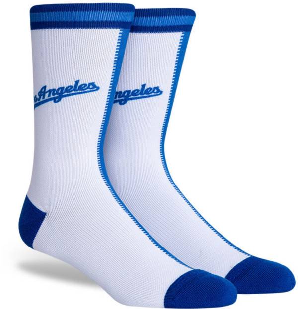 PKWY Los Angeles Dodgers Blue Split Crew Socks