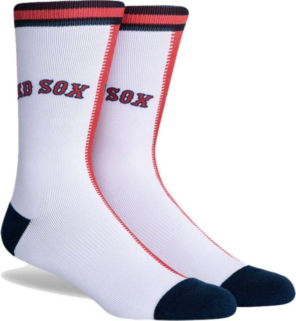 PKWY Boston Red Sox Navy Split Crew Socks